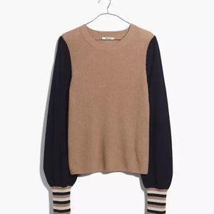 Madewell Colorblock Baybrook Pullover Sweater